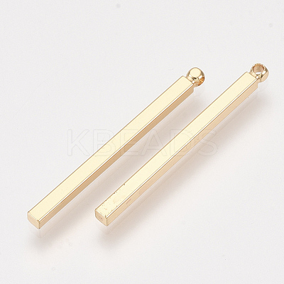 Brass Bar Pendants KK-S348-384C-1