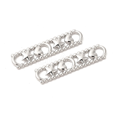Tarnish Resistant 304 Stainless Steel Connector Charms STAS-L268-036P-1