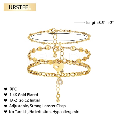 Anklets Sets AJEW-AN00383-15-1