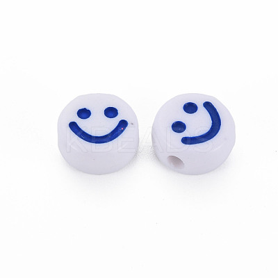 Opaque Acrylic Beads MACR-N008-55-C02-1
