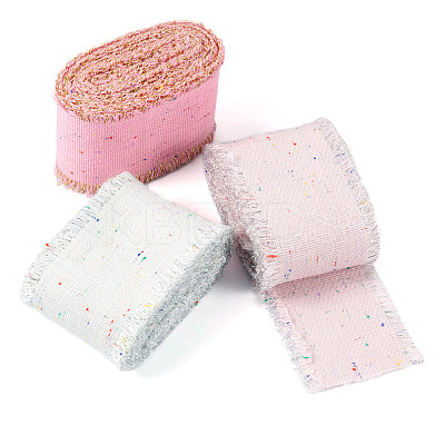 9 Yards 3 Colors Flat Cotton Ribbon OCOR-TA0001-59-1