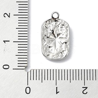 Anti-Tarnish 304 Stainless Steel Pendants STAS-L022-444P-1