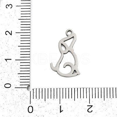 201 Stainless Steel Pendants STAS-F316-04P-02-1