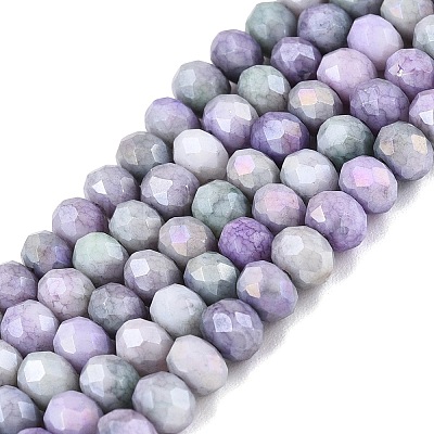 Ombre Effect Dyed Glass Beads Strands GLAA-C023-02-C25-1