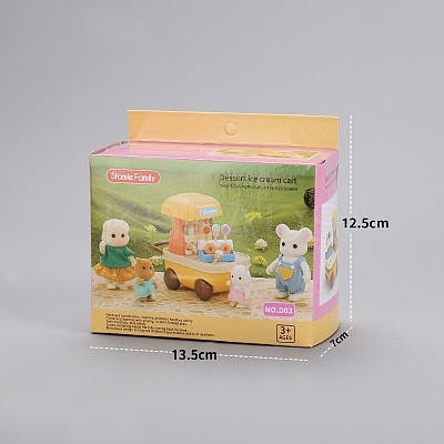 Plastic Truck Miniature Ornaments PW-WG6789A-01-1
