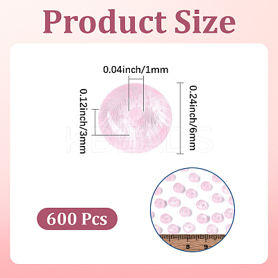 600Pcs Glass Seed Beads SEED-PA0001-17D-1