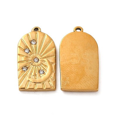 Ion Plating(IP) 304 Stainless Steel Pendants STAS-Q001-12G-1