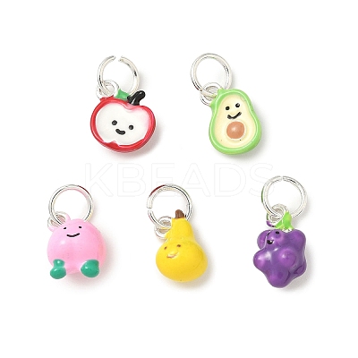Alloy Enamel Charms ENAM-C029-01A-P-1
