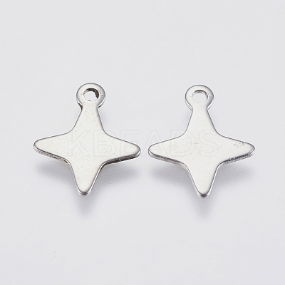 Tarnish Resistant 201 Stainless Steel Charms STAS-F139-009P-1