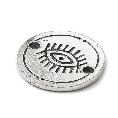 Tibetan Style Alloy Connector Charms PALLOY-D017-03B-AS-1