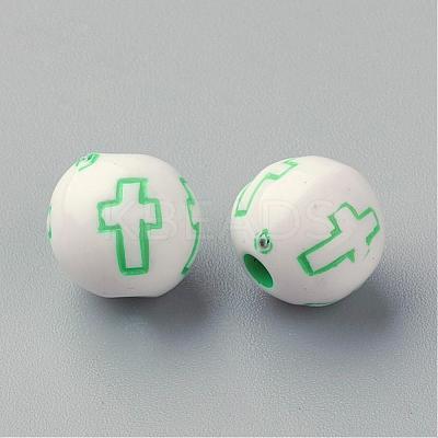 Craft Style Acrylic Beads SACR-Q187-11-1