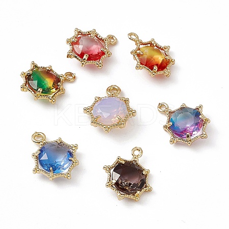 Sun K9 Glass Charms GLAA-A005-01LG-1