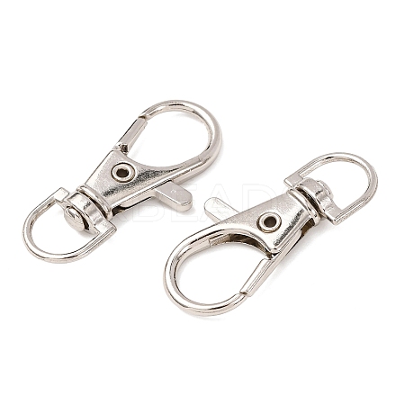 Alloy Swivel Lobster Claw Clasps X-E168-1