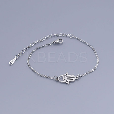 Tarnish Resistant 201 Stainless Steel Link Bracelets LS-BJEW-T011-JN494-1-1