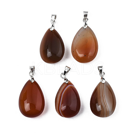 Natural Carnelian Pendants X-G-S243-26-1