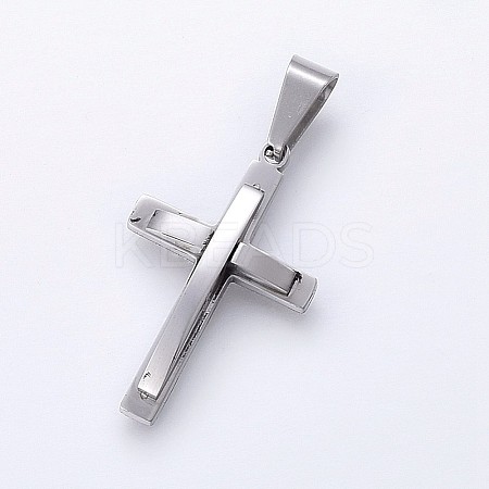 Tarnish Resistant 304 Stainless Steel Pendants LS-STAS-H459-18P-1