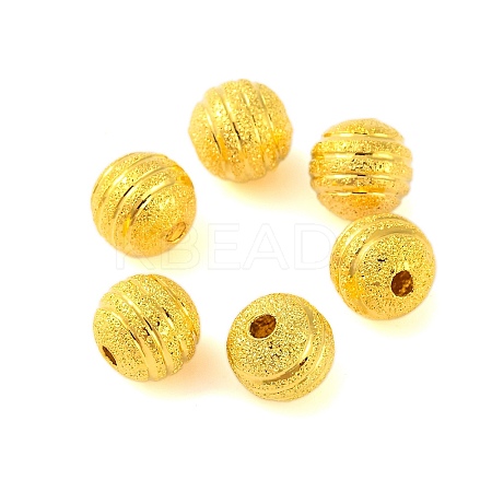 Rack Plating Brass Beads KK-Z055-01G-01-1