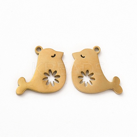 Ion Plating(IP) 304 Stainless Steel Pendants STAS-M089-34G-1