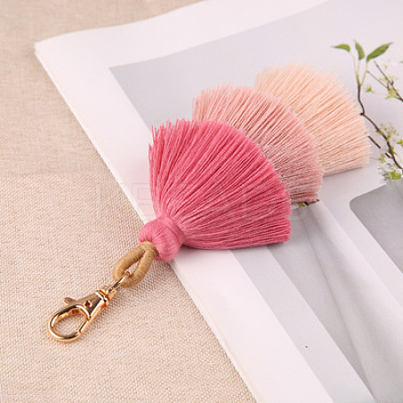 Colorful Tassel Keychain Handmade Boho Keychain Personalized Bag Charm Tassel Keychain for Women FIND-SZC0013-281-1