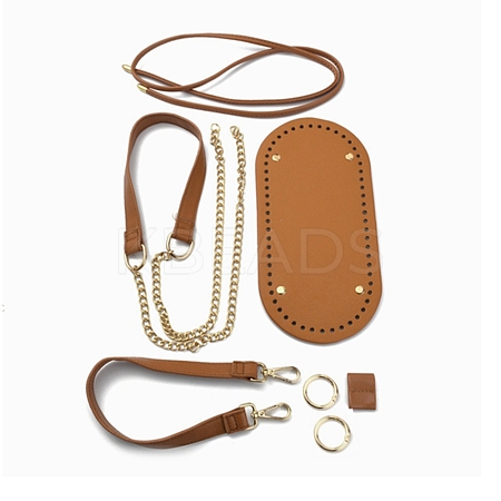Imitation Leather DIY Purse Knitting Making Kit DIY-WH0304-313-1
