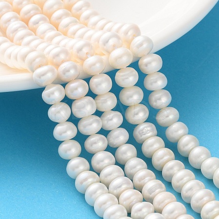 Natural Cultured Freshwater Pearl Beads Strands PEAR-I007-02N-02C-1