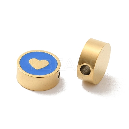 304 Stainless Steel Enamel Beads STAS-L022-096G-01-1