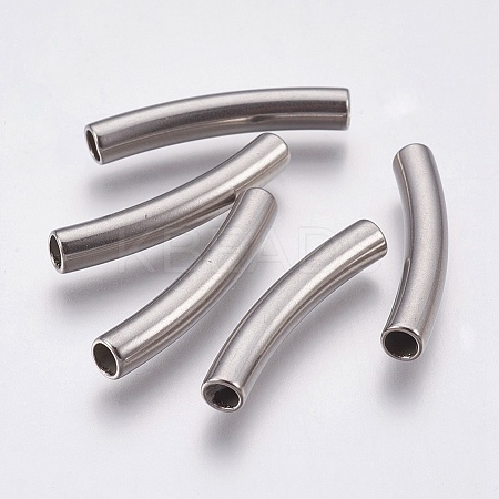 Tarnish Resistant 304 Stainless Steel Tube Beads LS-STAS-P196-21-1