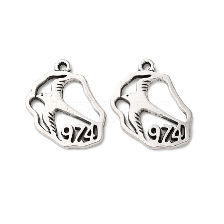 Tibetan Style Alloy Pendants PALLOY-R154-03AS-1