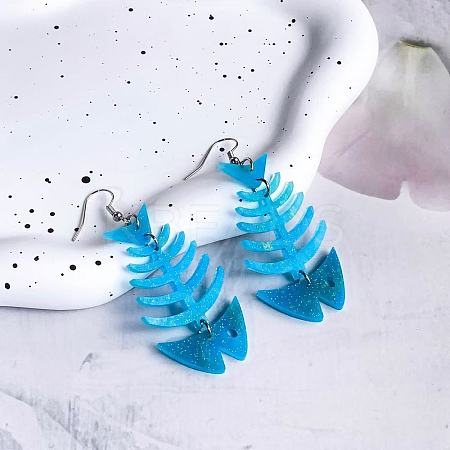 Acrylic Dangle Earrings FS-WG6210D-01-1