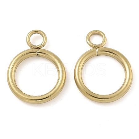 Ion Plating(IP) 304 Stainless Steel Pendants STAS-B075-07G-1