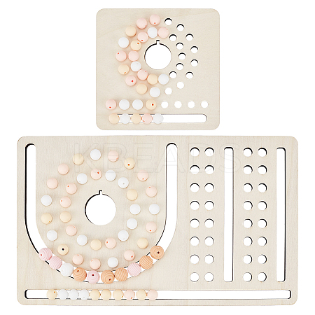 Wood Bead Board DIY-WH0430-892-1