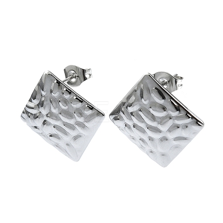 Tarnish Resistant 201 Stainless Steel Stud Earrings EJEW-K270-16P-1