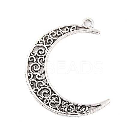 Tibetan Style Alloy Pendants X-TIBEP-R304-001AS-LF-1