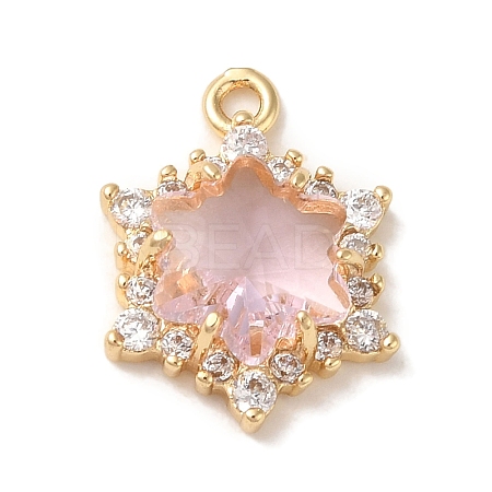 Brass with Cubic Zirconia Pendants LS-KK-G499-15G-01-1