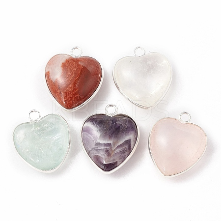 Natural Mixed Stone Pendants G-C005-01S-21-1
