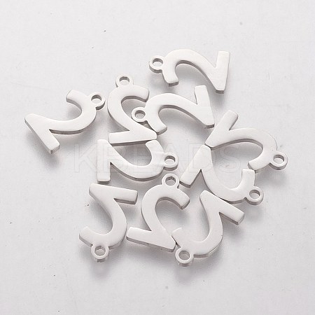 Tarnish Resistant 201 Stainless Steel Charms STAS-Q201-T408-2-1