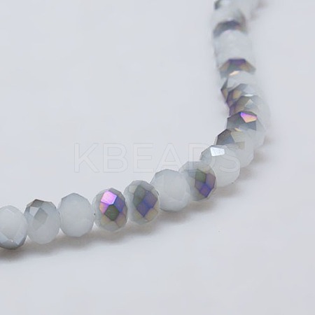 Electroplate Imitation Jade Glass Bead Strands X-EGLA-J047-4x3mm-H44-1