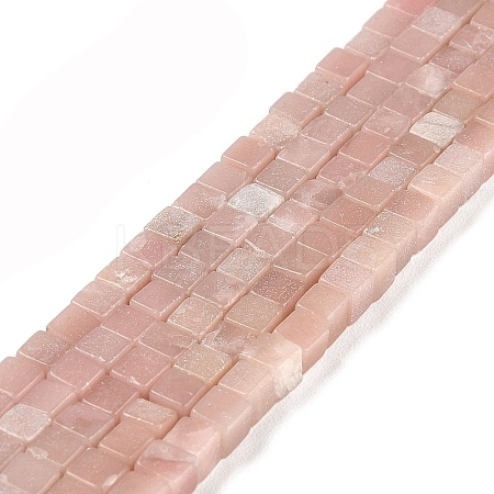 Natural Pink Opal Beads Strands G-G002-A04-1