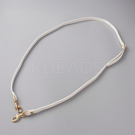 Imitation Leather Adjustable Wide Bag Handles HJEW-WH0071-03KCG-01-1