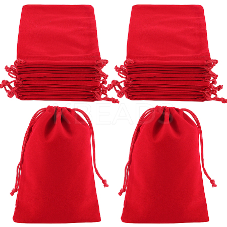 Rectangle Velvet Drawstring Pouches TP-BBC0001-06D-1
