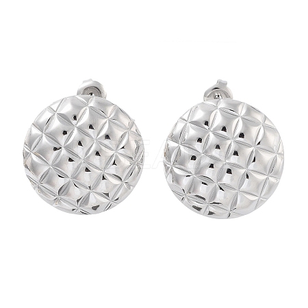 Non-Tarnish 304 Stainless Steel Stud Earrings EJEW-P258-13P-1
