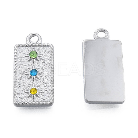 304 Stainless Steel Pendants STAS-N098-156P-1