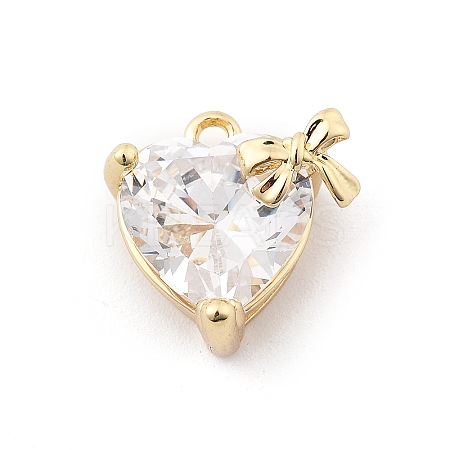 Brass Micro Pave Cubic Zirconia Pendants LS-KK-K371-40B-G-1