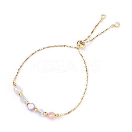 Adjustable Brass Slider Bracelets BJEW-JB05182-1