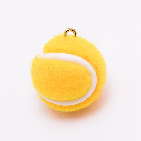 Cloth Fabric Pendants FIND-TAC0006-27B-1