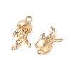 Alloy Crystal Rhinestone Pendants PALLOY-E775-14G-2
