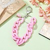 Acrylic Curb Chain Keychain KEYC-JKC00632-04-3