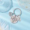 Alloy 201 Stainless Steel Pendants Keychain KEYC-JKC00840-2