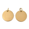 Ion Plating(IP) 304 Stainless Steel Pendants LS-STAS-I311-32E-G-1