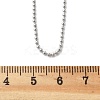 Non-Tarnish 304 Stainless Steel Ball Chain Necklaces NJEW-F249-02P-2